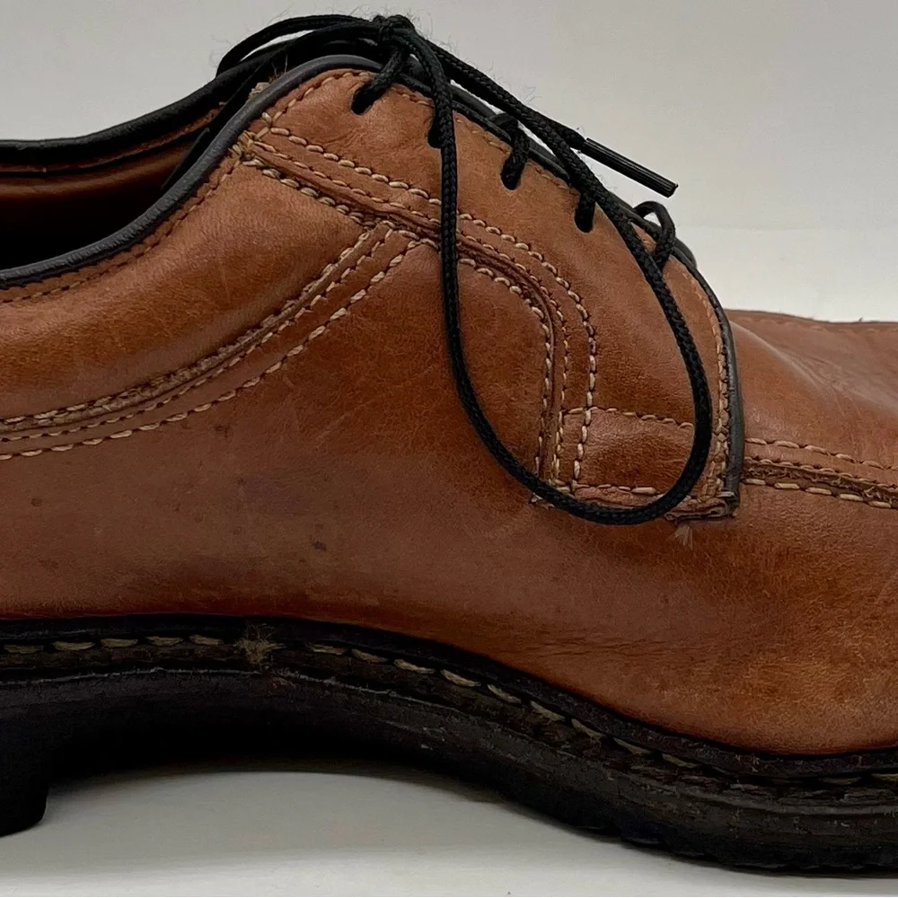 Allen Edmonds Wilbert Mens Oxfords Brown Leather Sz‎ 8B Lace Up Dress Shoes USA